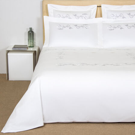 Tracery Embroidered Duvet Cover Set