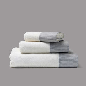 Graphite Border Hand Towel slide 3 Graphite Border Hand Towel