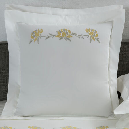 Peonia Embroidered Euro Sham
