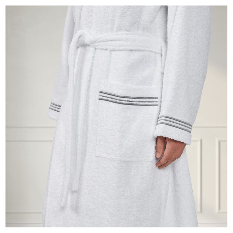 slide 3 Triplo Shawl Collar Bathrobe