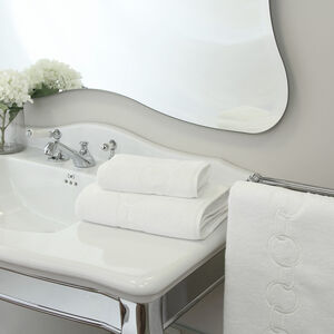 slide 3 Links Embroidered Bath Towel