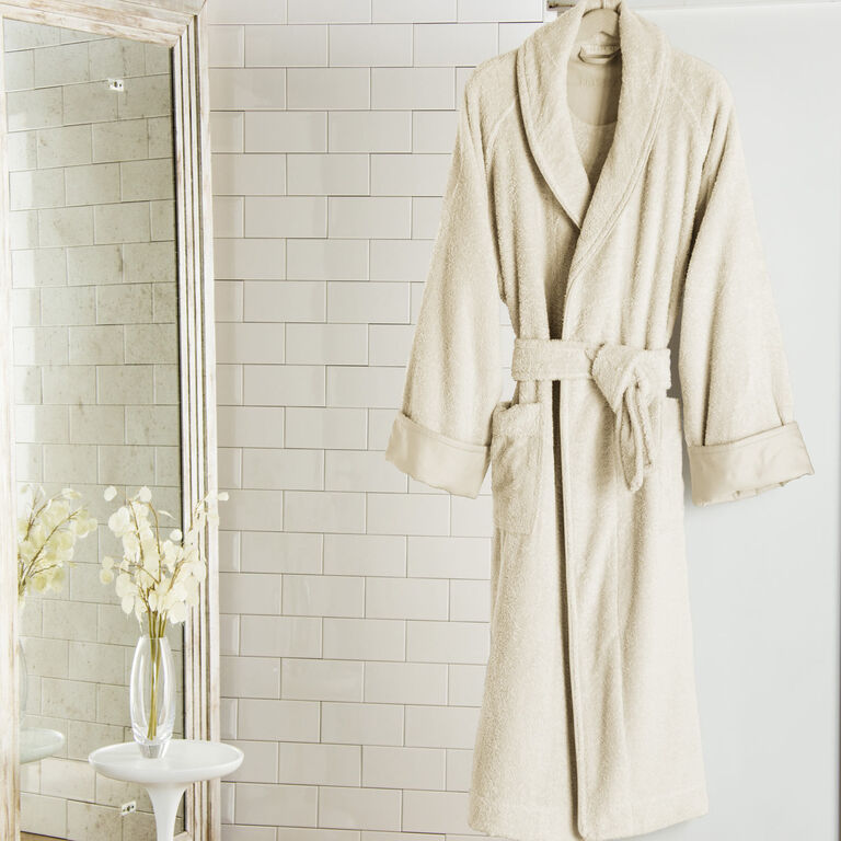 slide 1 Unito Shawl Collar Bathrobe