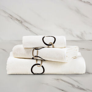slide 1 Links Embroidered Bath Towel