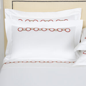 slide 1 Links Embroidered Sham