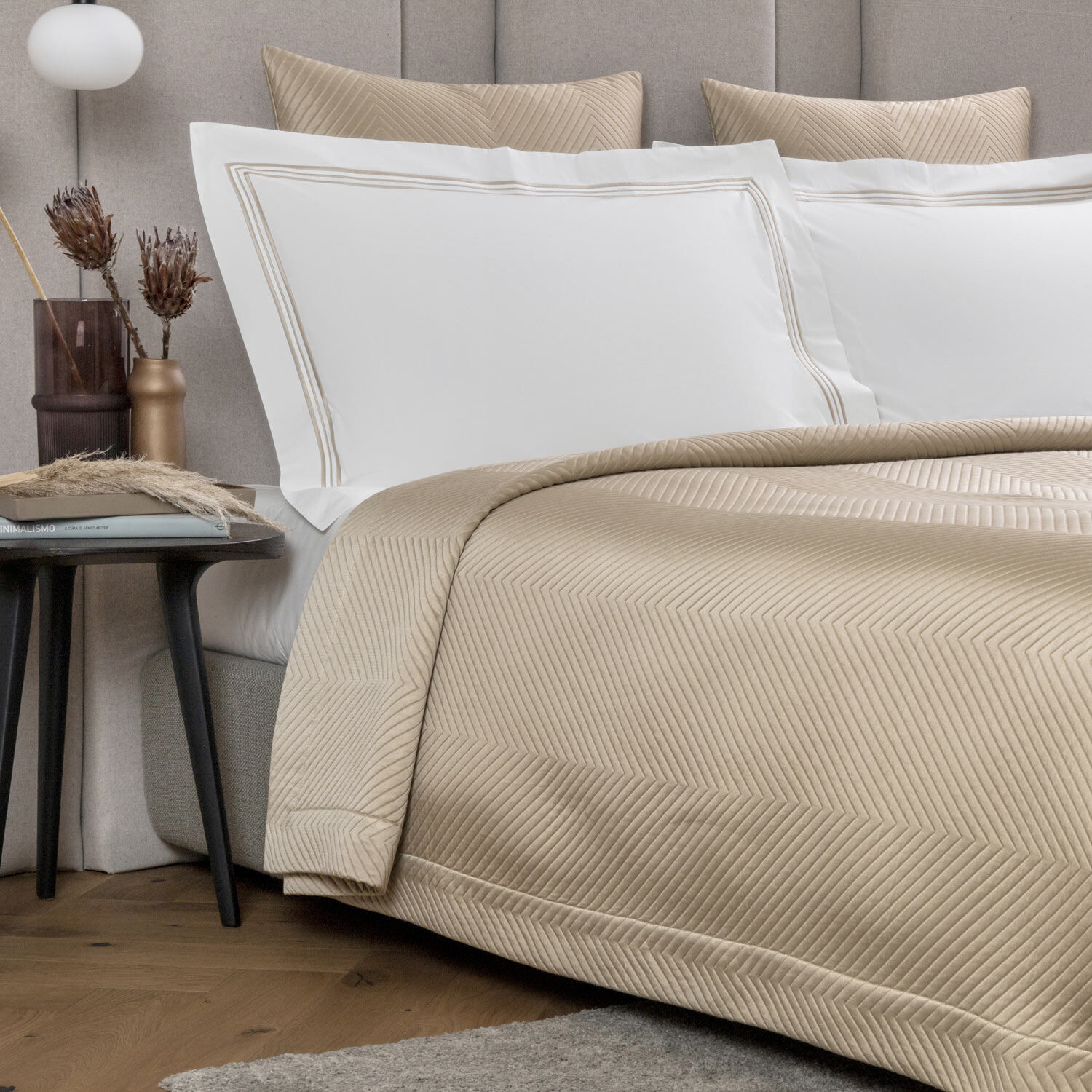 slide 2 Luxury Herringbone Bedspread