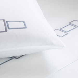 Bold Bicolor Embroidery Pillowcase slide 3 Bold Bicolor Embroidery Pillowcase