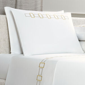 Bold Bicolor Embroidery Pillowcase slide 2 Bold Bicolor Embroidery Pillowcase