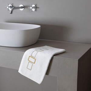 Bold Bicolor Embroidery Hand Towel slide 1 Bold Bicolor Embroidery Hand Towel