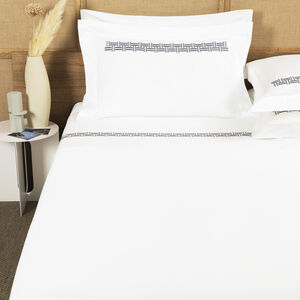 Basket Weave Embroidery Sheet Set slide 2 Basket Weave Embroidery Sheet Set