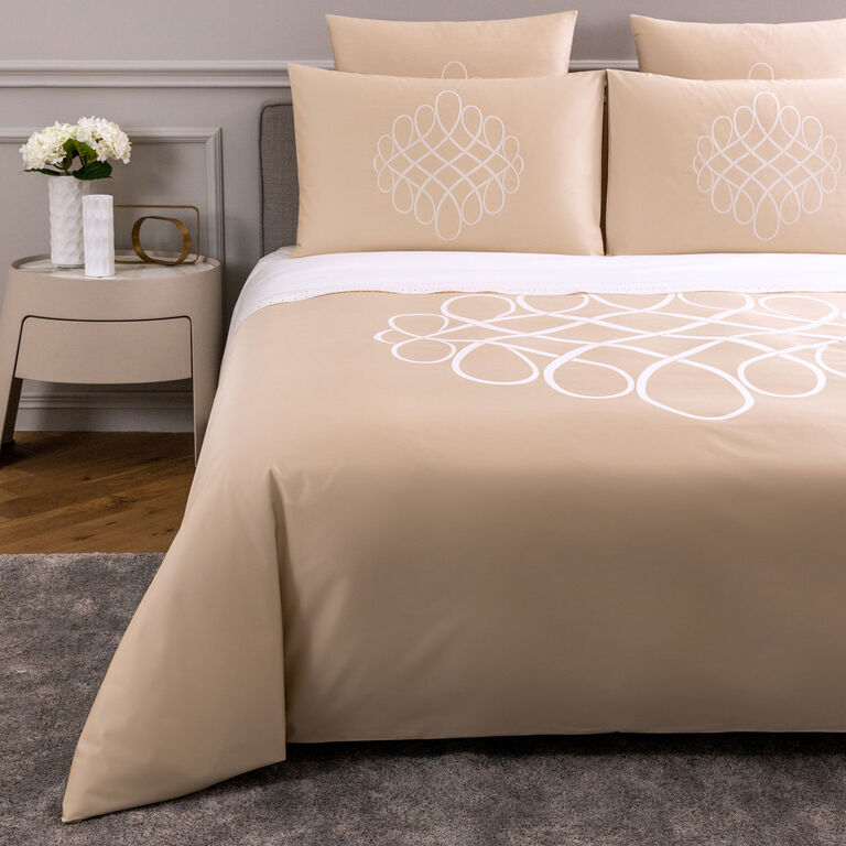 slide 1 Monogram Duvet Cover