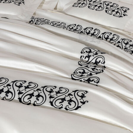 slide 4 Ornate Medallion Embroidered Euro Sham