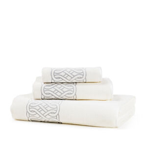 slide 1 Auspicious Embroidered Bath Sheet