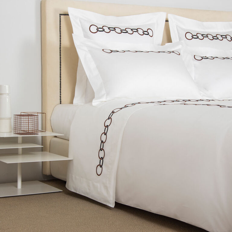 slide 2 Links Embroidered Duvet Cover Set