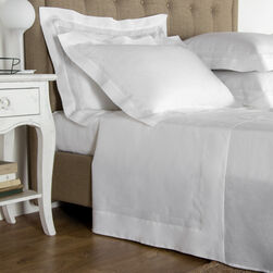 Purity Doppio Ajour Linen Sheet Set