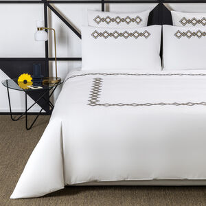 slide 1 Twist Embroidery Duvet Cover