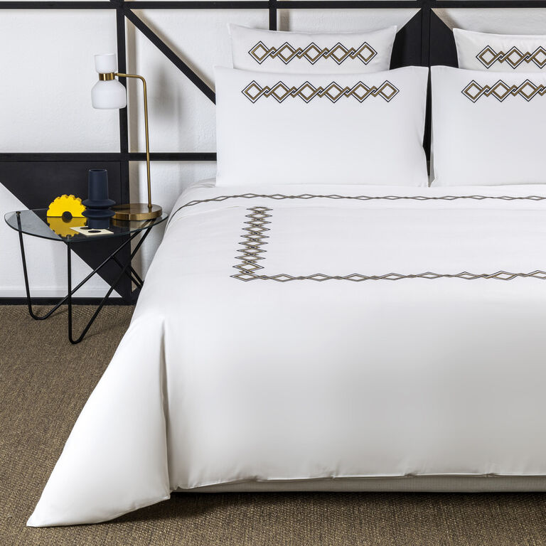 slide 1 Twist Embroidery Duvet Cover