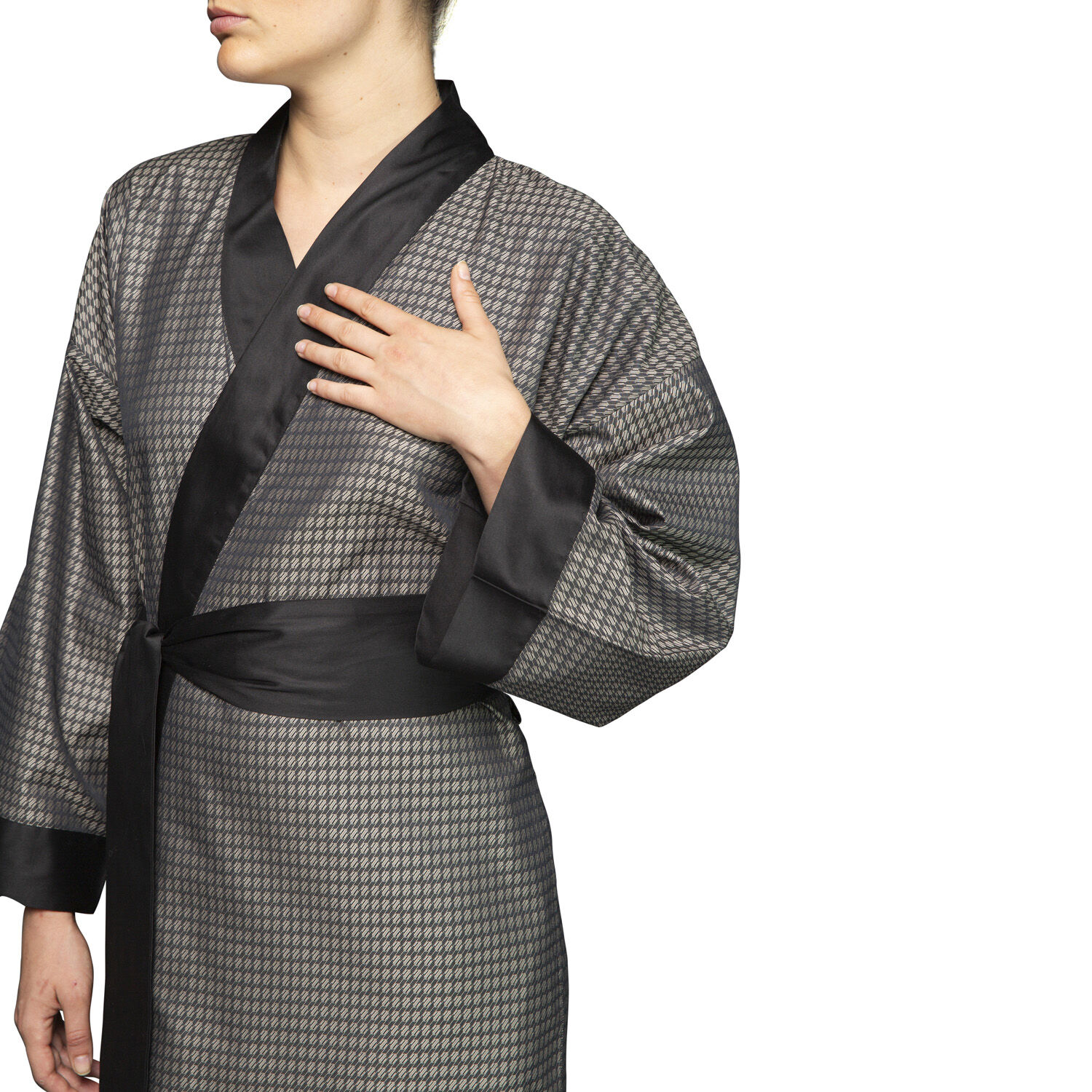 slide 4 Midnight Kimono Robe