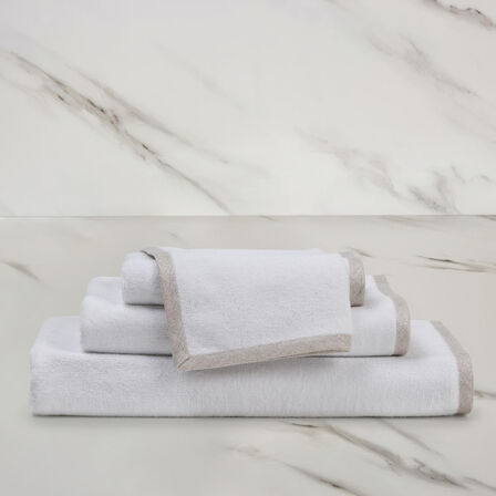 Light Terry and Linen Crepe Wash Cloth