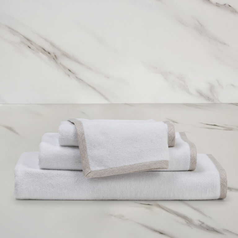 slide 1 Light Terry and Linen Crepe Wash Cloth