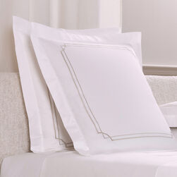 Layering Embroidery Euro Sham