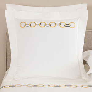 slide 1 Links Embroidered Euro Sham