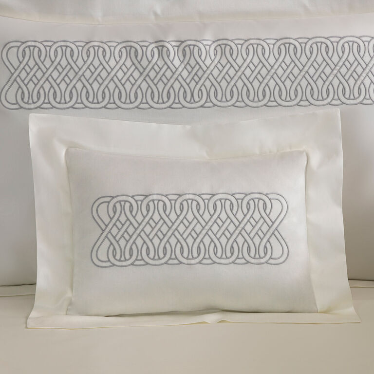 slide 1 Auspicious Embroidered Boudoir Sham