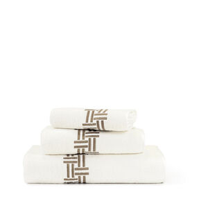 Basket Weave Embroidery Hand Towel slide 1 Basket Weave Embroidery Hand Towel