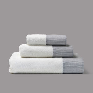 Graphite Border Hand Towel slide 4 Graphite Border Hand Towel