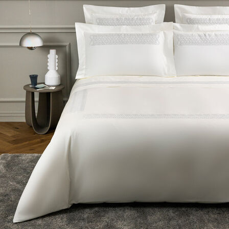 Auspicious Embroidered Duvet Cover Set