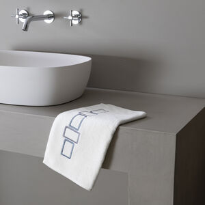 Bold Bicolor Embroidery Hand Towel slide 1 Bold Bicolor Embroidery Hand Towel