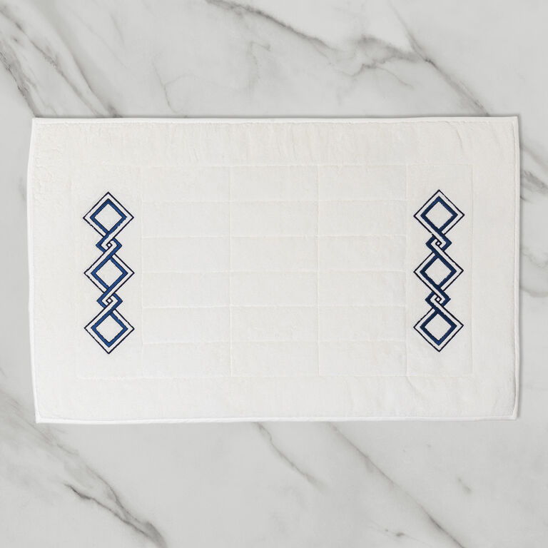 slide 2 Twist Embroidery Bath Mat