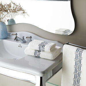 Basket Weave Embroidery Bath Sheet slide 4 Basket Weave Embroidery Bath Sheet