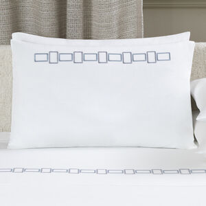 Bold Bicolor Embroidery Pillowcase slide 1 Bold Bicolor Embroidery Pillowcase