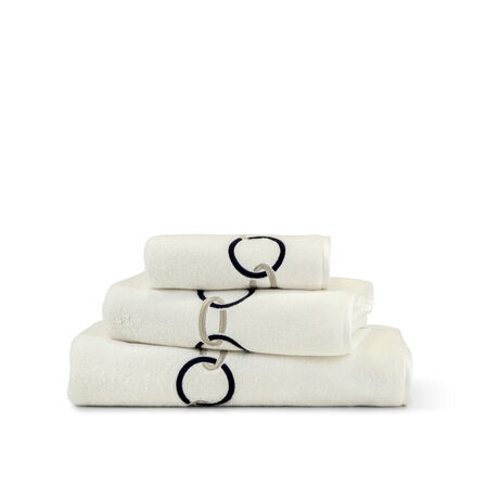 slide 1 Links Embroidered Bath Towel