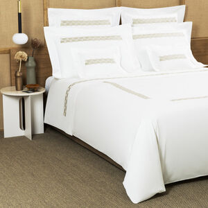 Basket Weave Embroidery Sham slide 4 Basket Weave Embroidery Sham