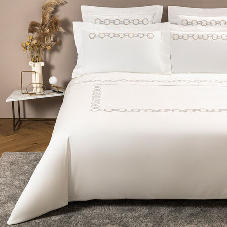 Links Embroidered Duvet Cover Set