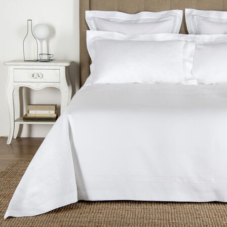 Purity Doppio Ajour Linen Duvet Cover