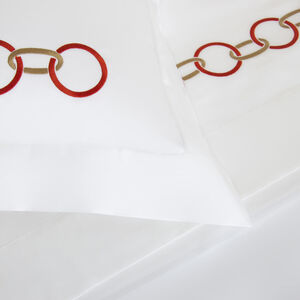 slide 3 Links Embroidered Sham
