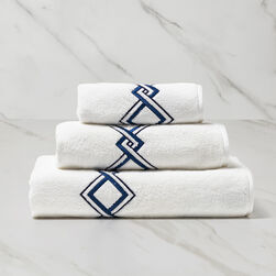 Twist Embroidery Bath Towel
