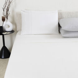 Graphite Pinstripe Sheet Set