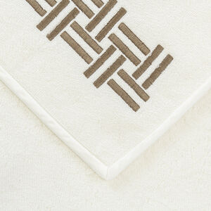 Basket Weave Embroidery Hand Towel slide 3 Basket Weave Embroidery Hand Towel