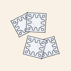 Modernism Outline Coaster Set