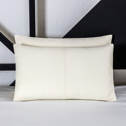 Seraphic Leather Decorative Pillow Boudoir