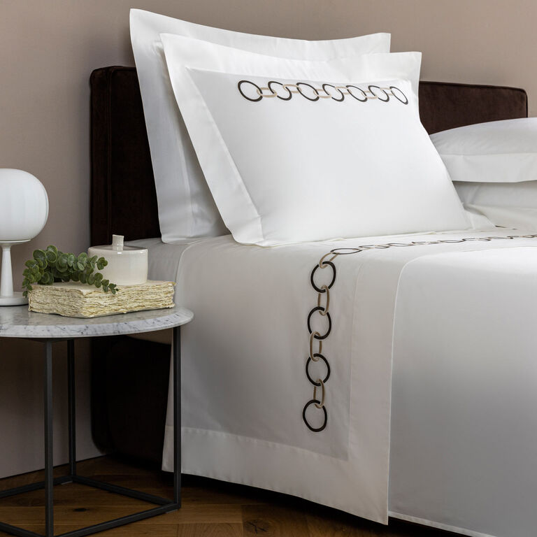 slide 1 Links Embroidered Sheet Set