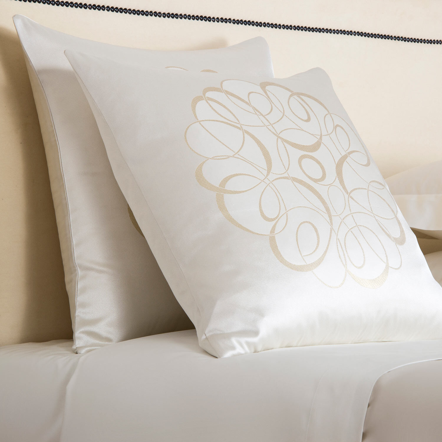 slide 2 Luxury Sparkling Swirl Decorative Pillow