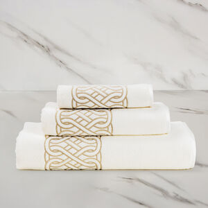slide 2 Auspicious Embroidered Bath Towel