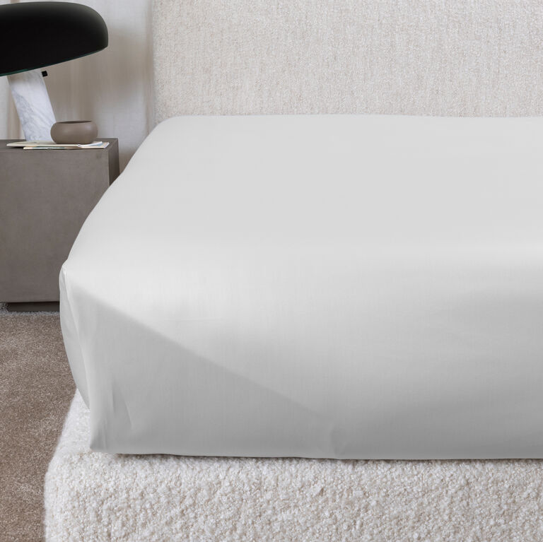 slide 1 Cotton Sateen 1000 TC Fitted Bottom Sheet