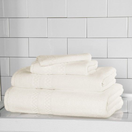 Frette Eternity Bath Towel in Beige, Cotton | Made in Portugal