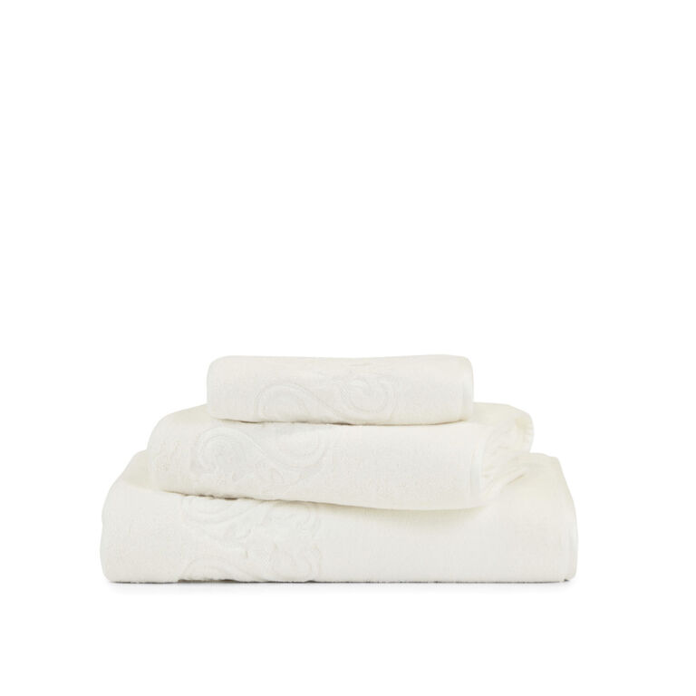 slide 1 Ornate Medallion Embroidered Bath Towel