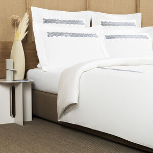 Basket Weave Embroidery Duvet Cover slide 2 Basket Weave Embroidery Duvet Cover